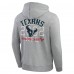 Толстовка на молнии Houston Texans Darius Rucker Collection by Fanatics Heather Gray Vintage Stripe