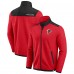 Толстовка на молнии Atlanta Falcons Darius Rucker Collection by Fanatics Red Color Block Polar Fleece