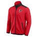 Толстовка на молнии Atlanta Falcons Darius Rucker Collection by Fanatics Red Color Block Polar Fleece