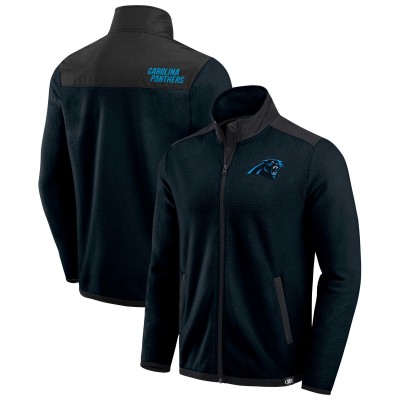 Куртка Carolina Panthers Darius Rucker Collection by Fanatics Black Color Block Polar Fleece