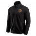Cincinnati Bengals Darius Rucker Collection by Fanatics Black Color Block Polar Fleece Full-Zip Jacket