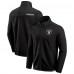 Las Vegas Raiders Darius Rucker Collection by Fanatics Black Color Block Polar Fleece Full-Zip Jacket