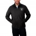 Las Vegas Raiders Darius Rucker Collection by Fanatics Black Color Block Polar Fleece Full-Zip Jacket