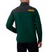 Толстовка на молнии Green Bay Packers Darius Rucker Collection by Fanatics Green Color Block Polar Fleece