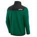 New York Jets Darius Rucker Collection by Fanatics Green Color Block Polar Fleece Full-Zip Jacket