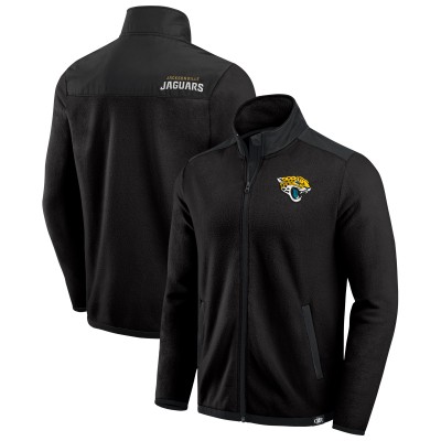 Jacksonville Jaguars Darius Rucker Collection by Fanatics Black Color Block Polar Fleece Full-Zip Jacket