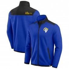 Los Angeles Rams Darius Rucker Collection by Fanatics Color Block Polar Fleece Full-Zip Jacket - Royal