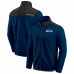 Seattle Seahawks Darius Rucker Collection by Fanatics College Navy Color Block Polar Fleece Full-Zip Jacket