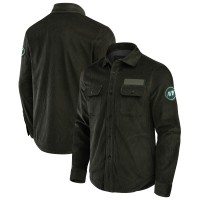 New York Jets Darius Rucker Collection by Fanatics Dark Green Corduroy Full-Button Shacket
