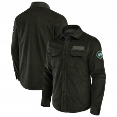 New York Jets Darius Rucker Collection by Fanatics Dark Green Corduroy Full-Button Shacket New York Jets Darius Rucker Collection by Fanatics Dark Green Corduroy Full-Button Shacket