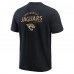 Jacksonville Jaguars Darius Rucker Collection by Fanatics Black Washed Henley T-Shirt