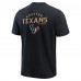 Футболка Houston Texans Darius Rucker Collection by Fanatics Black Washed Henley