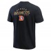 Футболка Denver Broncos Darius Rucker Collection by Fanatics Black Washed Henley