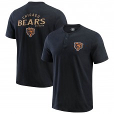 Футболка Chicago Bears Darius Rucker Collection by Fanatics Black Washed Henley