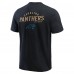 Футболка Carolina Panthers Darius Rucker Collection by Fanatics Black Washed Henley