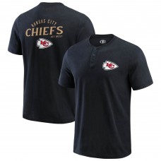 Футболка Kansas City Chiefs Darius Rucker Collection by Washed Henley - Black