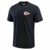 Футболка Kansas City Chiefs Darius Rucker Collection by Washed Henley - Black