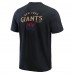 New York Giants Darius Rucker Collection by Fanatics Black Washed Henley T-Shirt