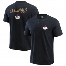 Arizona Cardinals Darius Rucker Collection by Fanatics Black Washed Henley T-Shirt