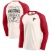 Футболка Atlanta Falcons Darius Rucker Collection by Fanatics Cream/Red Raglan Henley Футболка Atlanta Falcons Darius Rucker Collection by Fanatics Cream/Red Raglan Henley