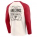 Футболка Atlanta Falcons Darius Rucker Collection by Fanatics Cream/Red Raglan Henley