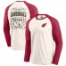 Arizona Cardinals Darius Rucker Collection by Fanatics Cream/Cardinal Raglan Henley T-Shirt