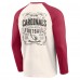 Arizona Cardinals Darius Rucker Collection by Fanatics Cream/Cardinal Raglan Henley T-Shirt