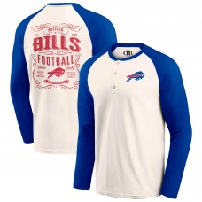 Футболка Buffalo Bills Darius Rucker Collection by Raglan Henley - Cream/Royal Футболка Buffalo Bills Darius Rucker Collection by Raglan Henley - Cream/Royal