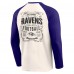 Футболка Baltimore Ravens Darius Rucker Collection by Raglan Henley - Cream/Purple