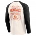 Cincinnati Bengals Darius Rucker Collection by Fanatics Cream/Black Raglan Henley T-Shirt