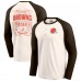 Футболка Cleveland Browns Darius Rucker Collection by Fanatics Cream/Brown Raglan Henley Футболка Cleveland Browns Darius Rucker Collection by Fanatics Cream/Brown Raglan Henley