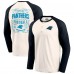 Футболка Carolina Panthers Darius Rucker Collection by Fanatics Cream/Black Raglan Henley