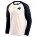 Футболка Carolina Panthers Darius Rucker Collection by Fanatics Cream/Black Raglan Henley