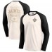 Футболка New Orleans Saints Darius Rucker Collection by Fanatics Cream/Black Raglan Henley