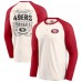 Футболка San Francisco 49ers Darius Rucker Collection by Raglan Henley - Cream/Scarlet