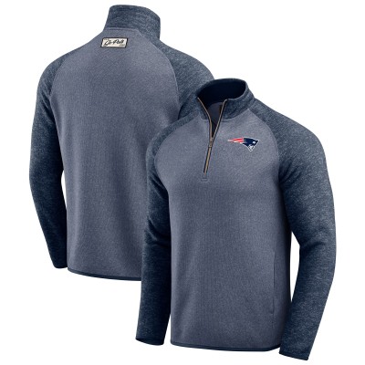 New England Patriots Darius Rucker Collection by Fanatics Navy Tonal Quarter-Zip Jacket