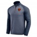 Кофта на короткой молнии Chicago Bears Darius Rucker Collection by Fanatics Navy Tonal
