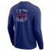 New York Giants Darius Rucker Collection by Fanatics Royal Washed Waffle-Knit Long Sleeve T-Shirt