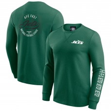 New York Jets Darius Rucker Collection by Fanatics Green Washed Waffle-Knit Long Sleeve T-Shirt New York Jets Darius Rucker Collection by Fanatics Green Washed Waffle-Knit Long Sleeve T-Shirt