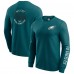 Футболка с длинным рукавом Philadelphia Eagles Darius Rucker Collection by Washed Waffle-Knit - Kelly Green