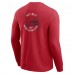 San Francisco 49ers Darius Rucker Collection by Fanatics Scarlet Washed Waffle-Knit Long Sleeve T-Shirt