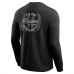 Las Vegas Raiders Darius Rucker Collection by Fanatics Black Washed Waffle-Knit Long Sleeve T-Shirt