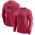 Arizona Cardinals Darius Rucker Collection by Fanatics Red Washed Waffle-Knit Long Sleeve T-Shirt