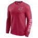 Arizona Cardinals Darius Rucker Collection by Fanatics Red Washed Waffle-Knit Long Sleeve T-Shirt