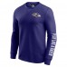 Футболка с длинным рукавом Baltimore Ravens Darius Rucker Collection by Washed Waffle-Knit - Purple