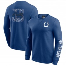 Indianapolis Colts Darius Rucker Collection by Fanatics Royal Washed Waffle-Knit Long Sleeve T-Shirt Indianapolis Colts Darius Rucker Collection by Fanatics Royal Washed Waffle-Knit Long Sleeve T-Shirt