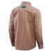 New York Jets Darius Rucker Collection by Fanatics Brown Garment Dyed Long Sleeve Full Snap Shirt