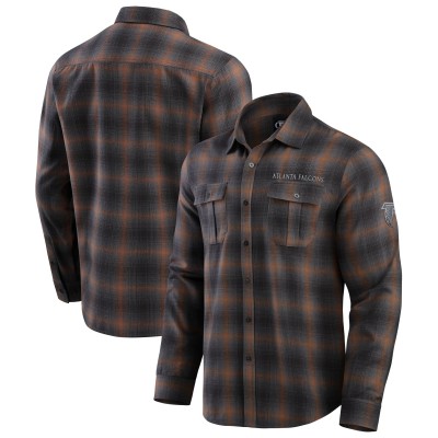 Рубашка Atlanta Falcons Darius Rucker Collection by Fanatics Charcoal Classic Flannel