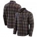 Los Angeles Chargers Darius Rucker Collection by Fanatics Charcoal Classic Flannel Long Sleeve Button-Up Shirt