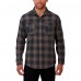 New England Patriots Darius Rucker Collection by Fanatics Tan Classic Flannel Long Sleeve Button-Up Shirt
